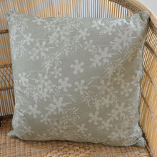 Load image into Gallery viewer, Myrtle Flower Cushion / Sage