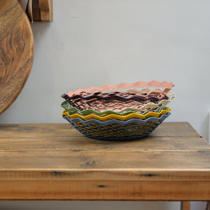 Colourful Bread Basket / Round