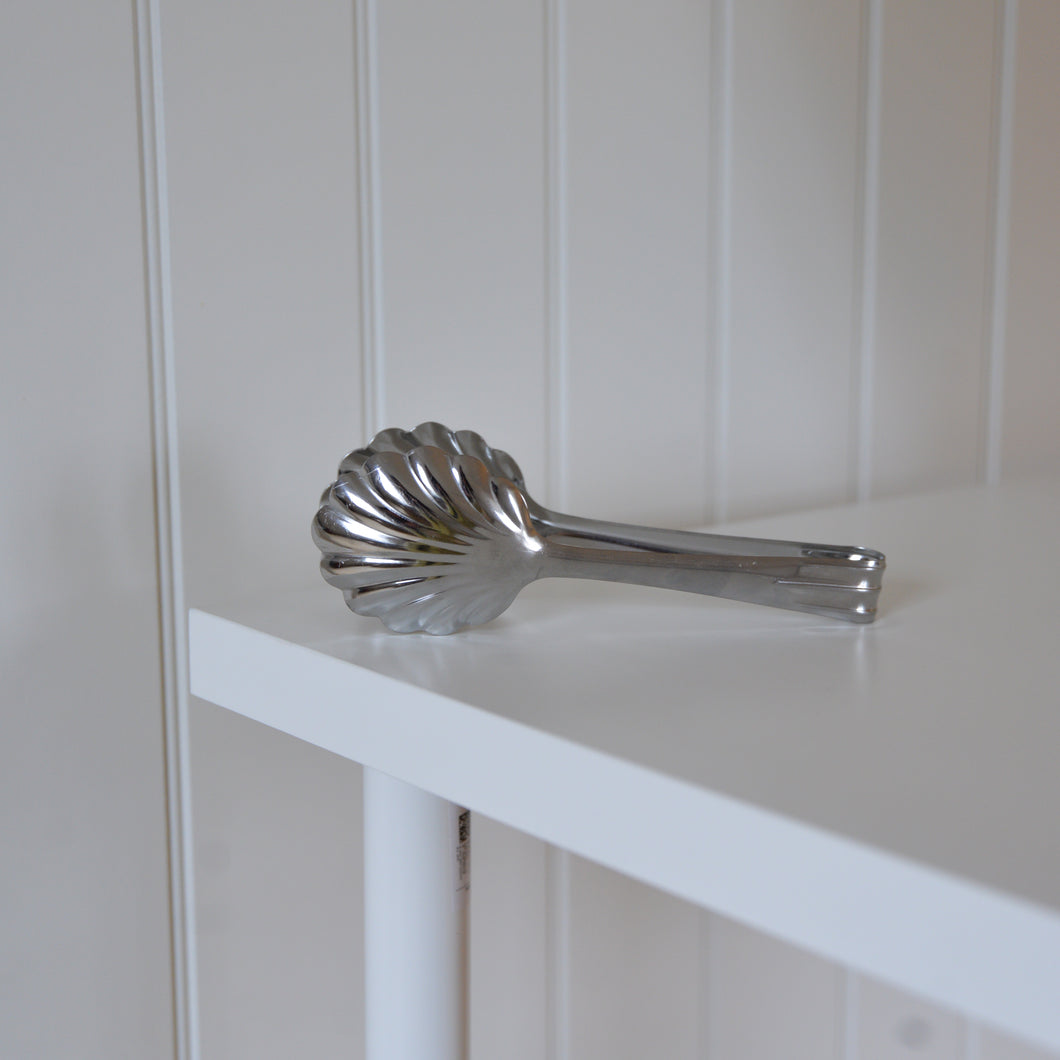 Scalloped Serving Tongs / Stainless Steel