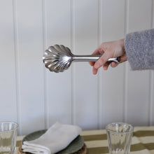 Load image into Gallery viewer, Scalloped Serving Tongs / Stainless Steel