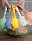 Scalloped Serving Tongs / Pastel Colours