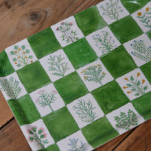 Load image into Gallery viewer, Illustrated Herbs Birchwood Tray