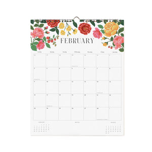 Roses Appointment Calendar 2025