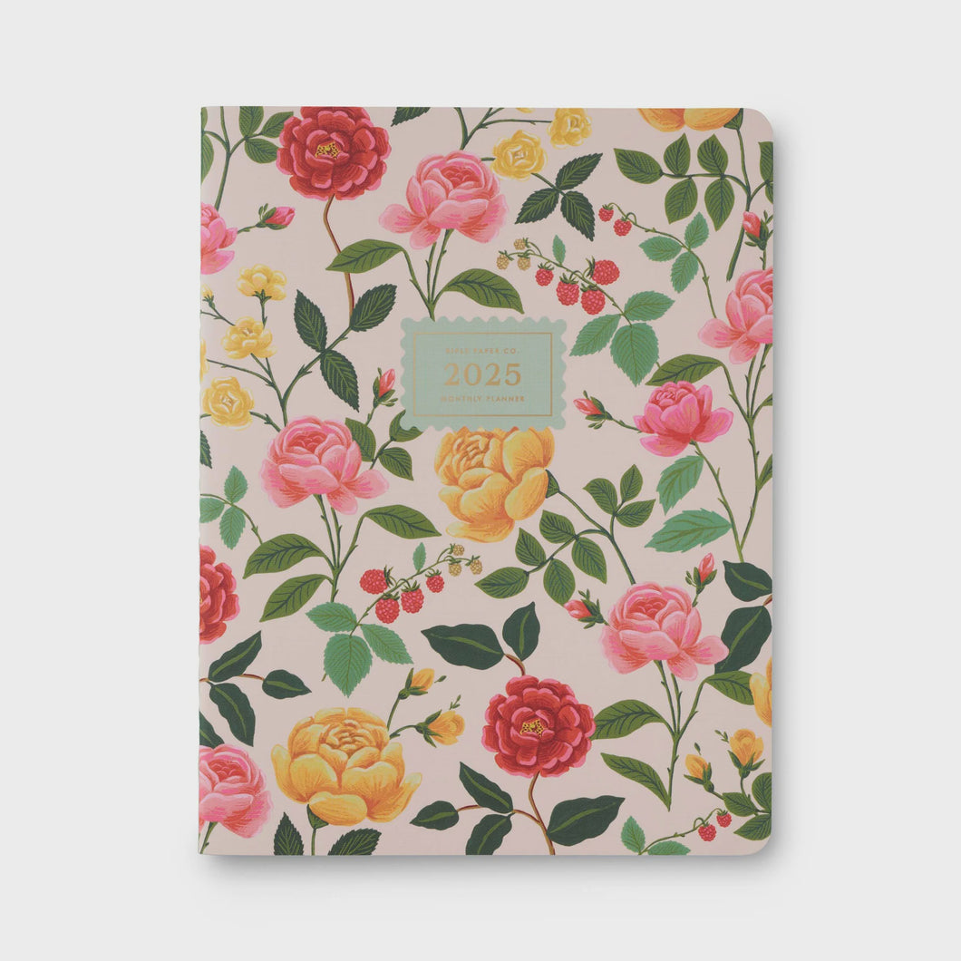 Roses 12 Month Monthly Planner