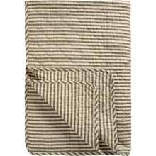 Load image into Gallery viewer, Sand and Olive Striped Quilt