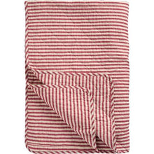 Load image into Gallery viewer, Sand and Red Striped Quilt
