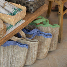 Load image into Gallery viewer, Scallop Jute Tote Bag / Colours