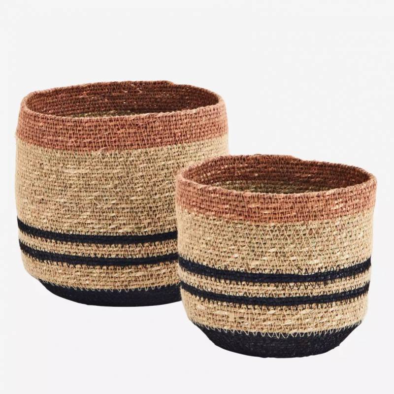 Seagrass Baskets With Stitching