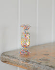 Glass Sweetie Ornament with Sequins / Assorted