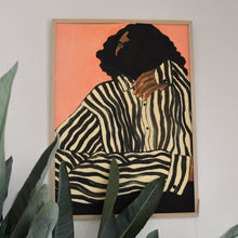 Load image into Gallery viewer, Serene Stripes by Hanna Peterson / Two Sizes