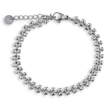 Silver Stainless Steel Anklet
