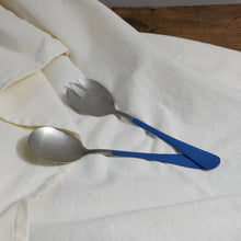 Load image into Gallery viewer, Stainless Steel Salad Servers / Blue
