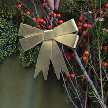 Load image into Gallery viewer, Brass Ribbon Tree Decoration