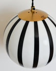 Alba Black and White Pendant Small