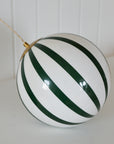 Alba Green and White Pendant Large