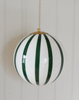 Alba Green and White Pendant Large