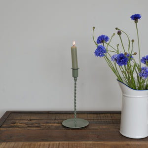 Estelle Candle Holder / Pastel Green