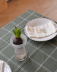 Tablecloth Alma Check / Green and White