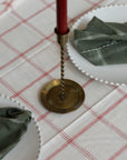 Tablecloth Alma Check / White and Red
