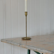 Load image into Gallery viewer, Twisted Brass Candle Stick/Sizes