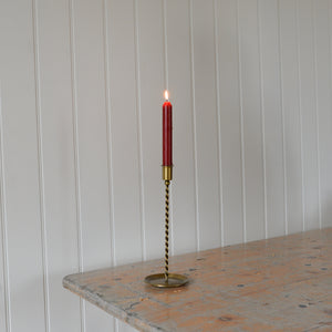 Twisted Brass Candle Stick/Sizes