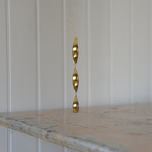 Load image into Gallery viewer, Twisted Brass Hanging Decoration