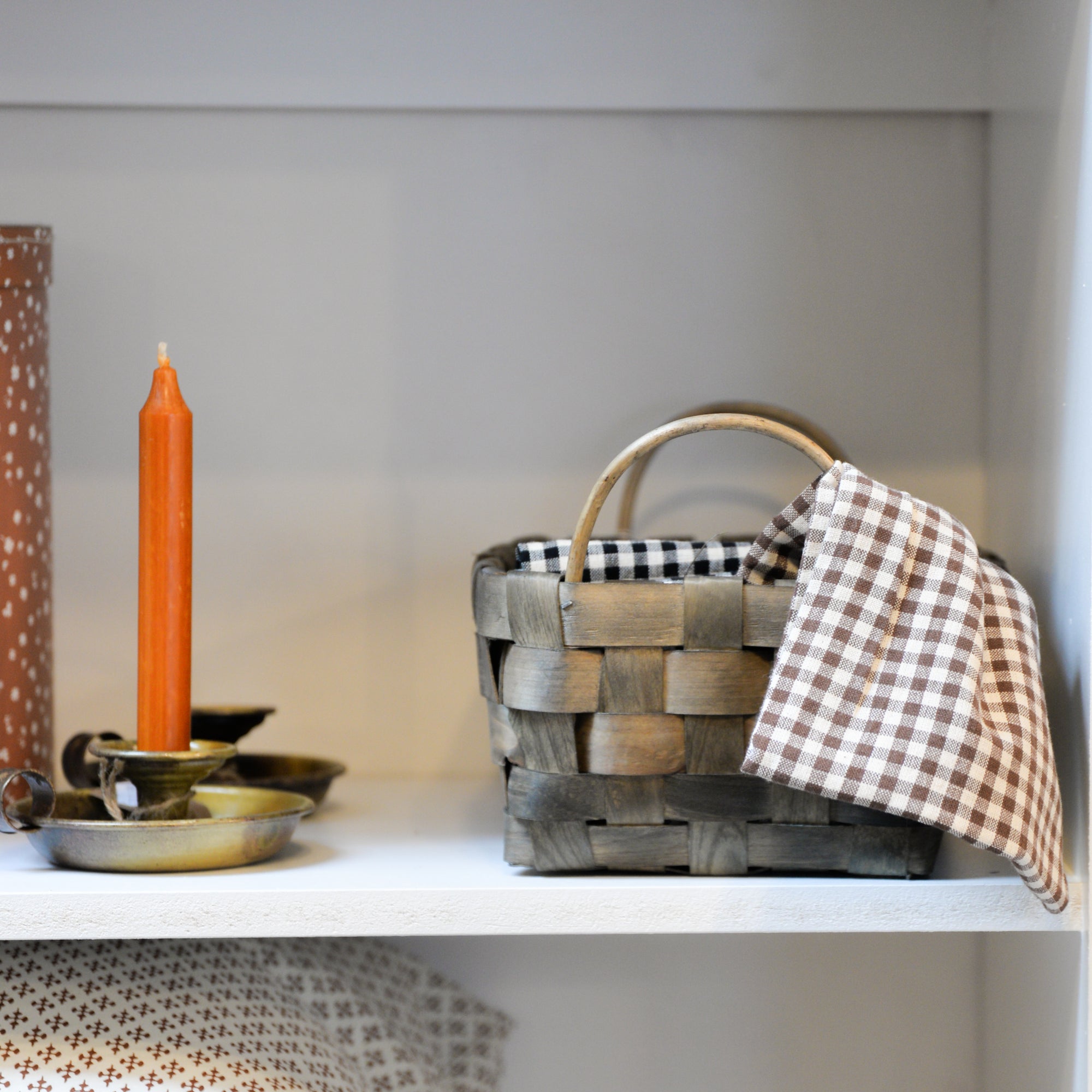 Wood Storage Basket/ Three Sizes
