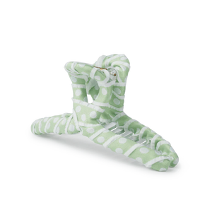 Spring Green Ribbon Claw Clip
