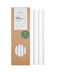 Natural Wax Thin Taper Candles / Colours