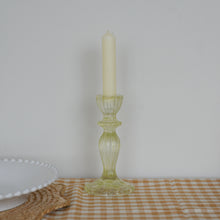 Load image into Gallery viewer, Boho Light Green Candle Holder