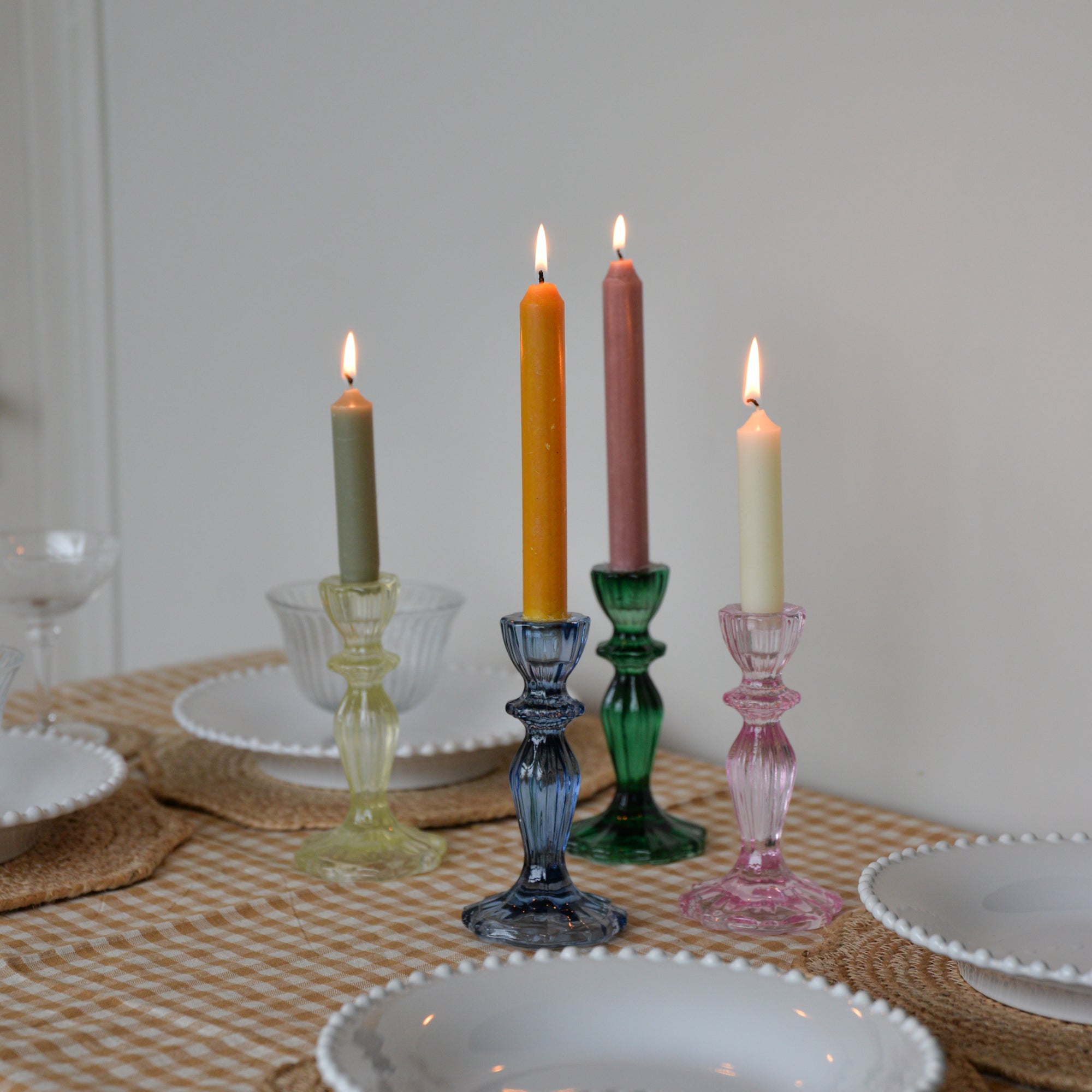Talking Tables Boho Navy Candle Holder