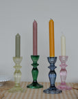 Talking Tables Boho Candle Holder in Dark Green
