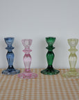 Talking Tables Boho Candle Holder in Dark Green