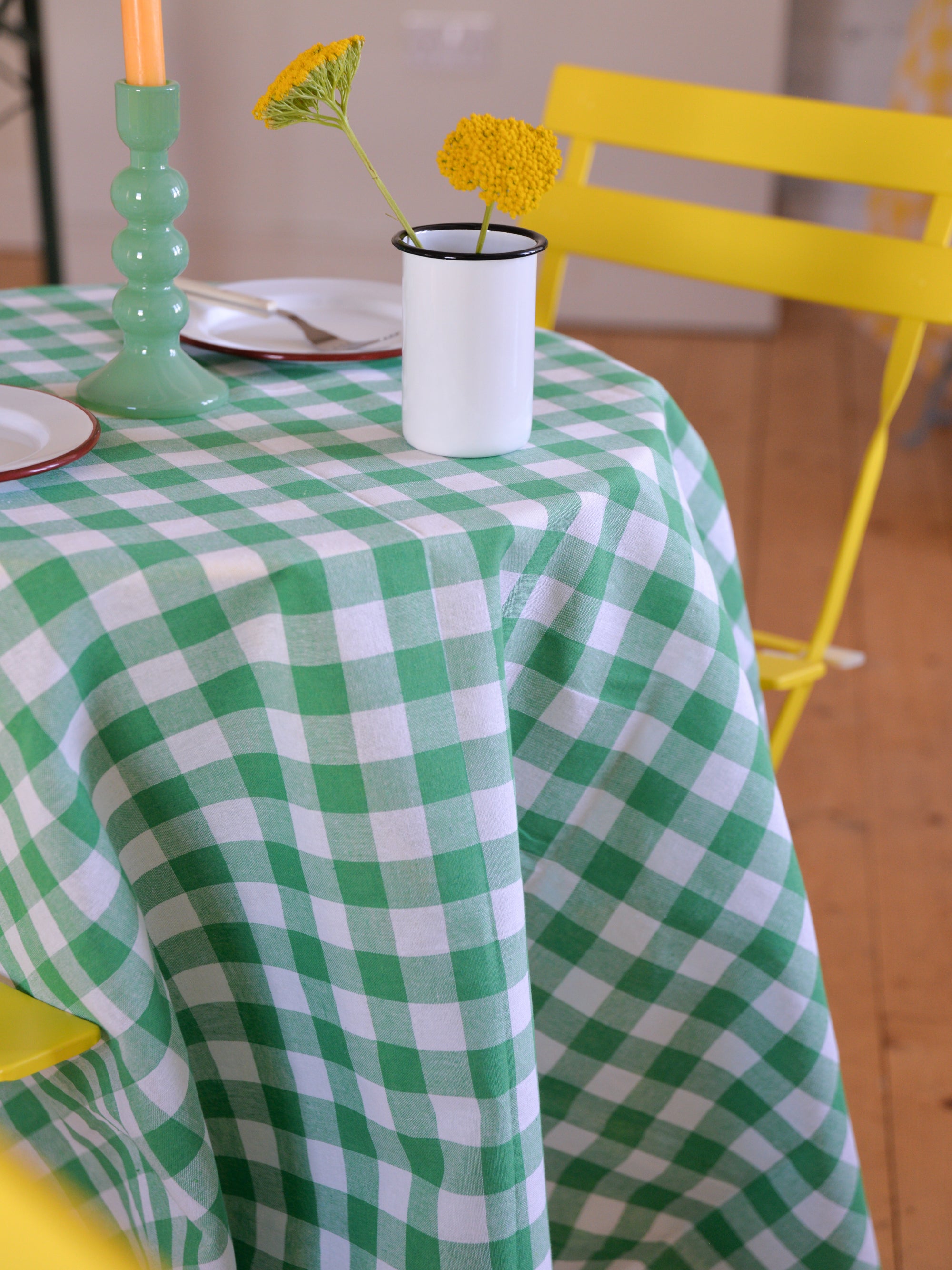 Gingham Tablecloth/Green