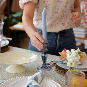 Talking Tables Boho Navy Candle Holder