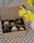 Paper Honeycomb Easter Eggs / Set of 6