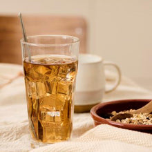 Load image into Gallery viewer, Tall Drinking Glass with Grooves
