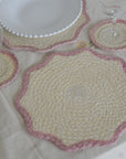 Braided Scalloped Placemats / Colours