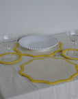 Braided Scalloped Placemats / Colours