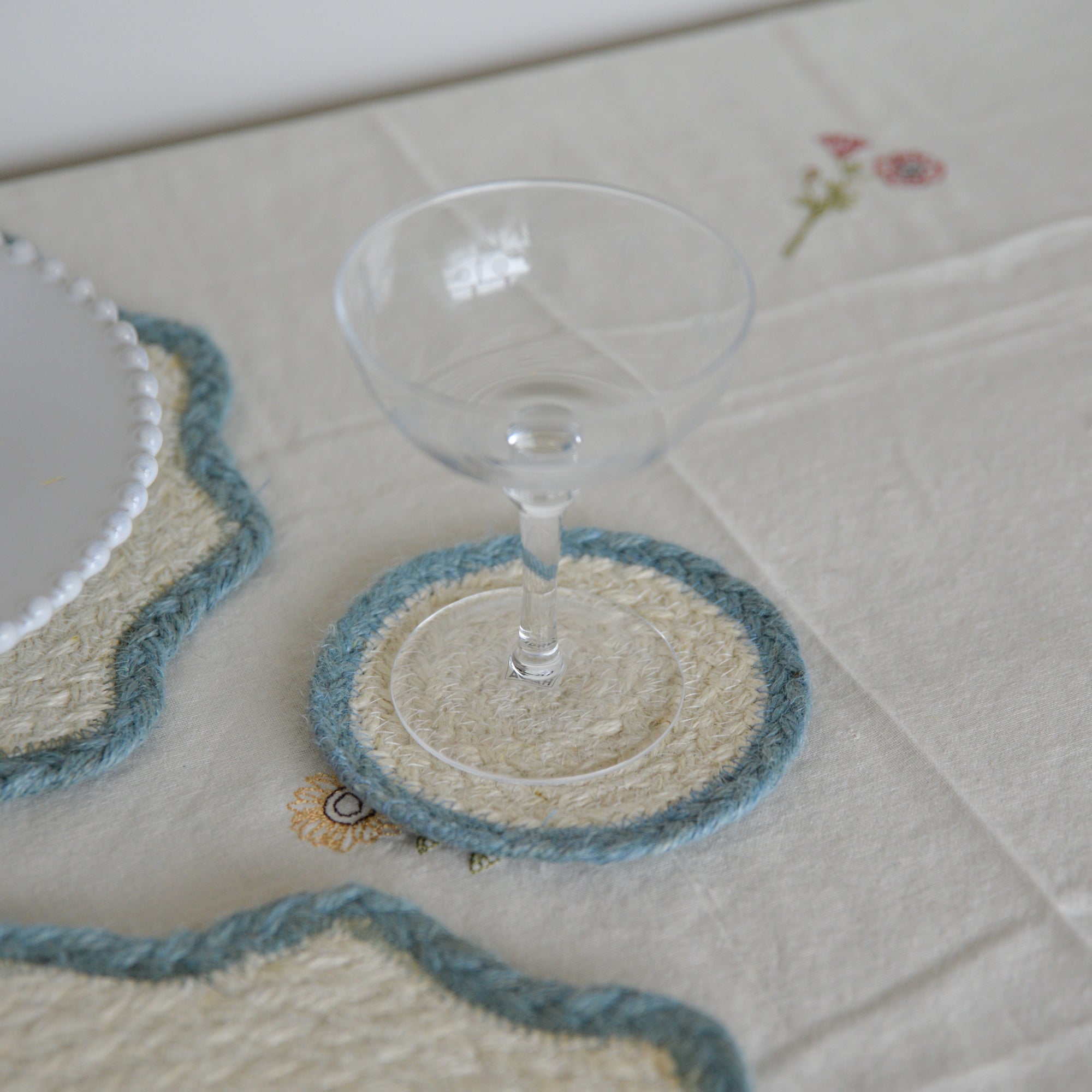Braided Small Coasters / Colours