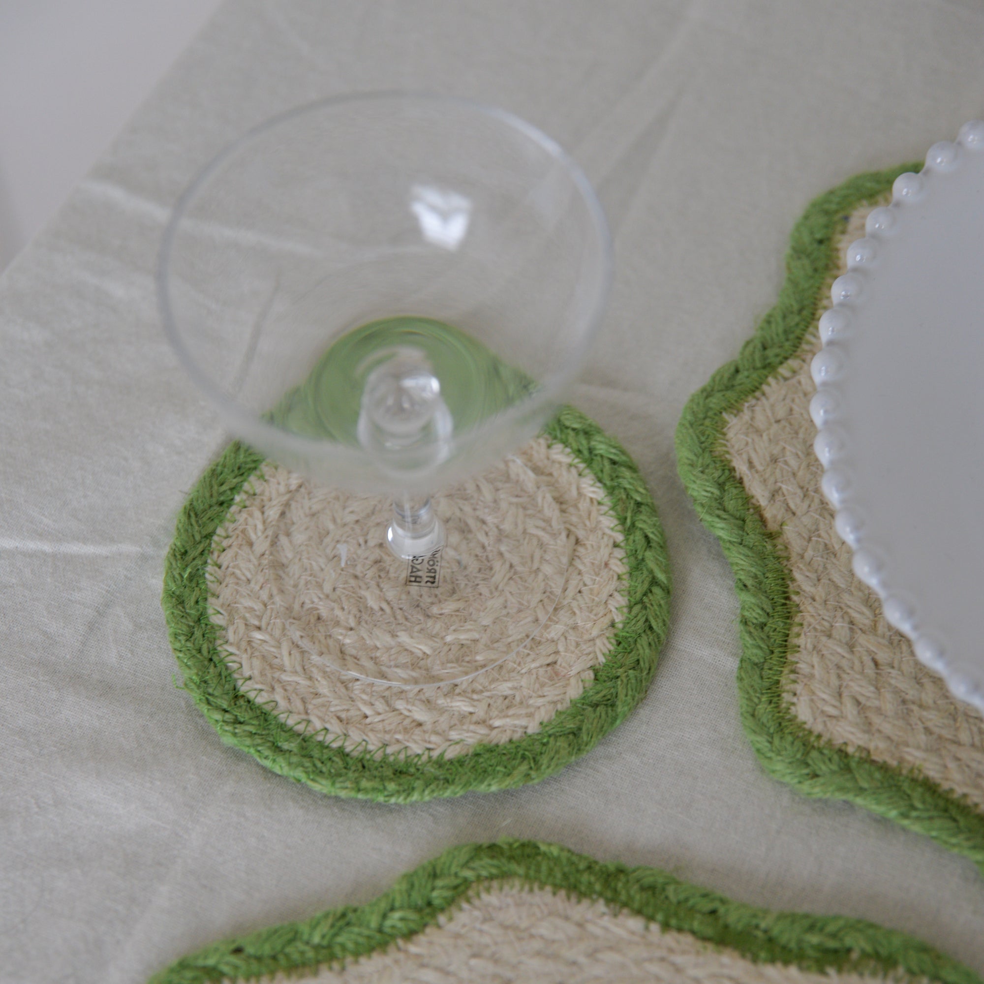 Braided Small Coasters / Colours