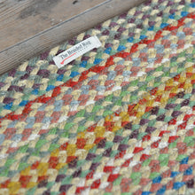 Load image into Gallery viewer, Carnival Oval Jute Rug / 2&#39;3 x 4 ft (69 x 122 cm)