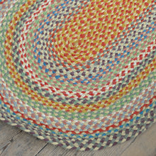 Load image into Gallery viewer, Carnival Oval Jute Rug / 2&#39;3 x 4 ft (69 x 122 cm)