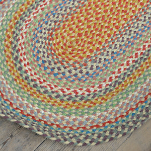 Carnival Oval Jute Rug / 2'3 x 4 ft (69 x 122 cm)