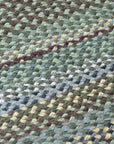 Hedgerow Jute Oval Rug / Green