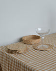 Natural Jute Coaster Set of Six