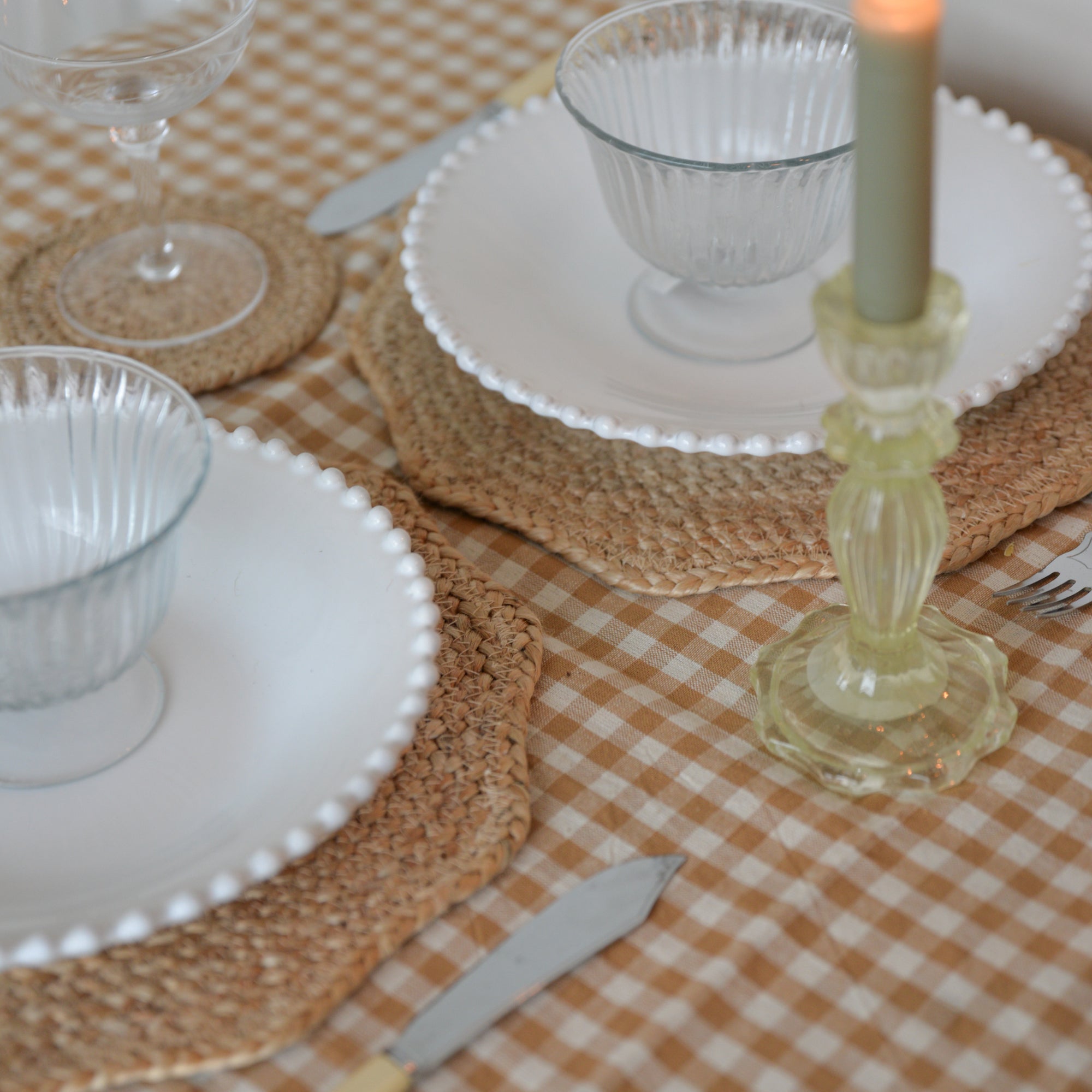 Scalloped Placemat / Natural