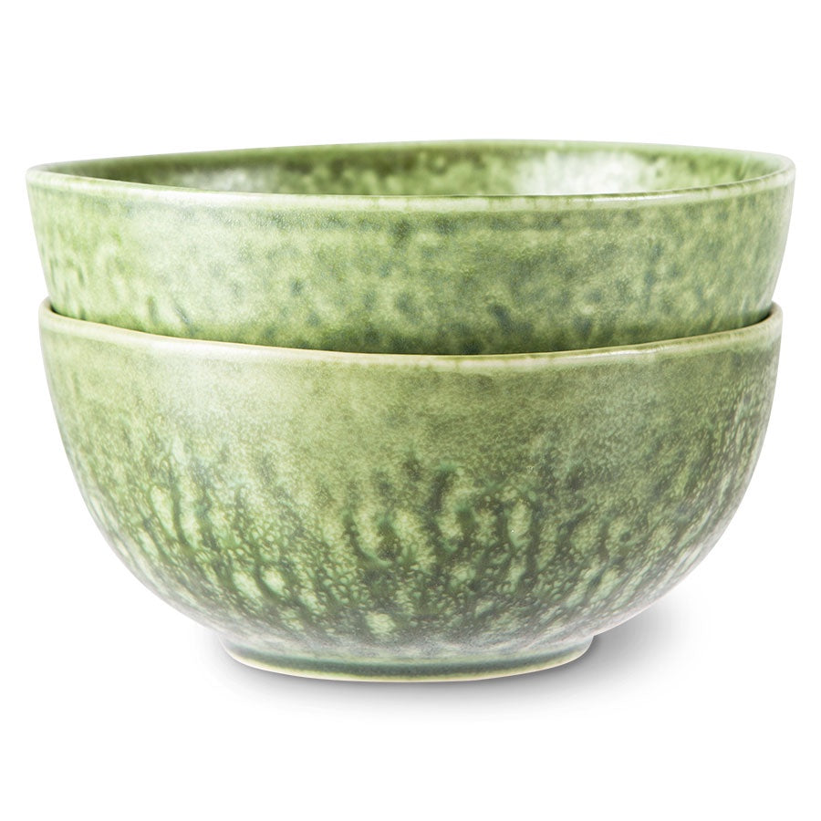 HKLiving The Emeralds: Ceramic Bowl