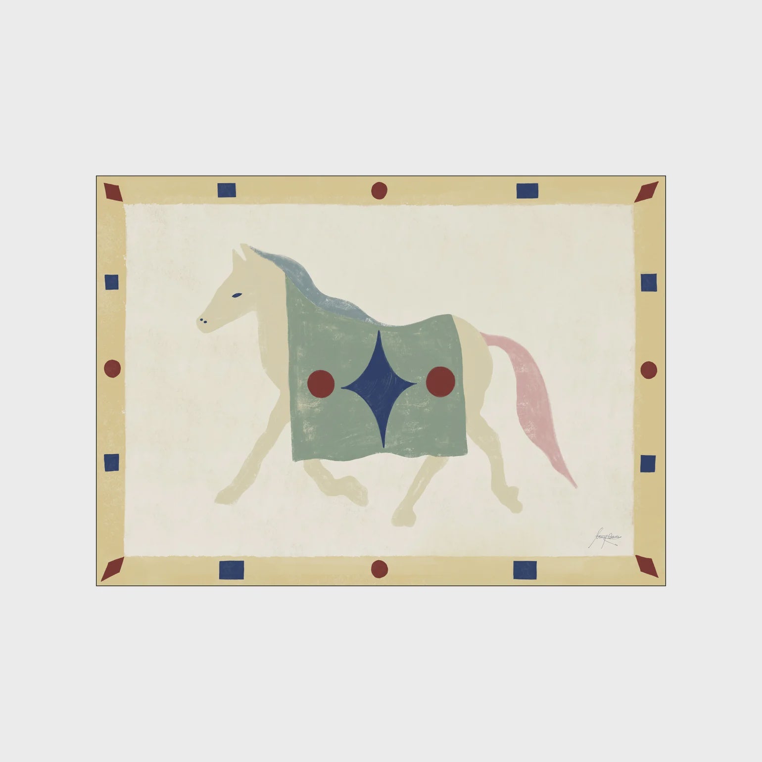 Horse Geometri / 30 x 40