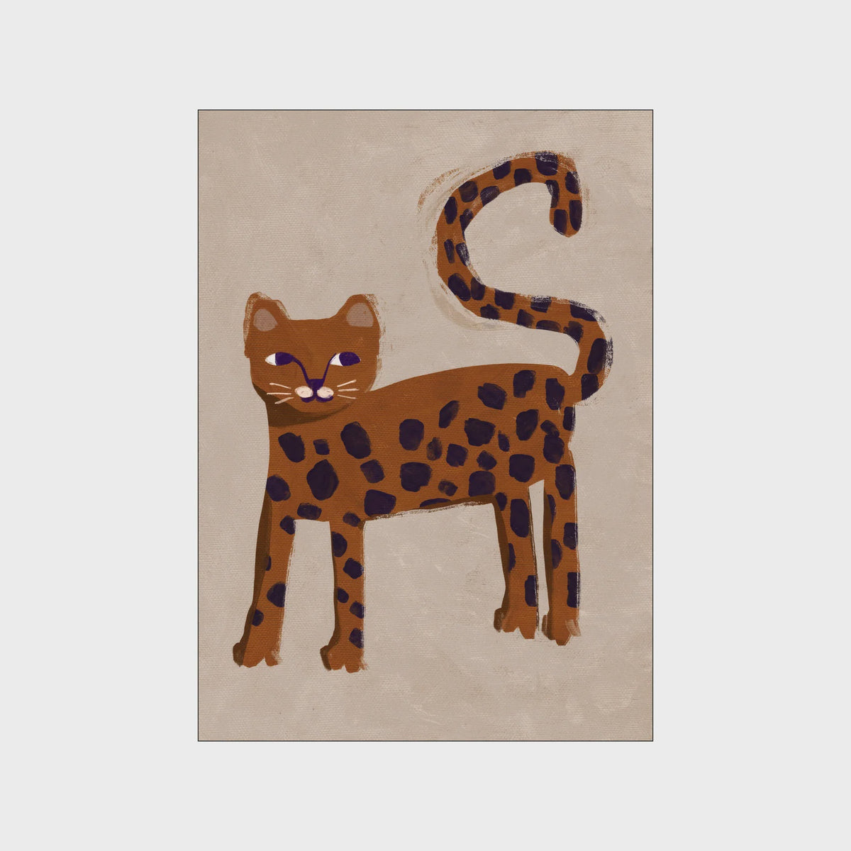 Playful Spotted Leopard / 30 x 40